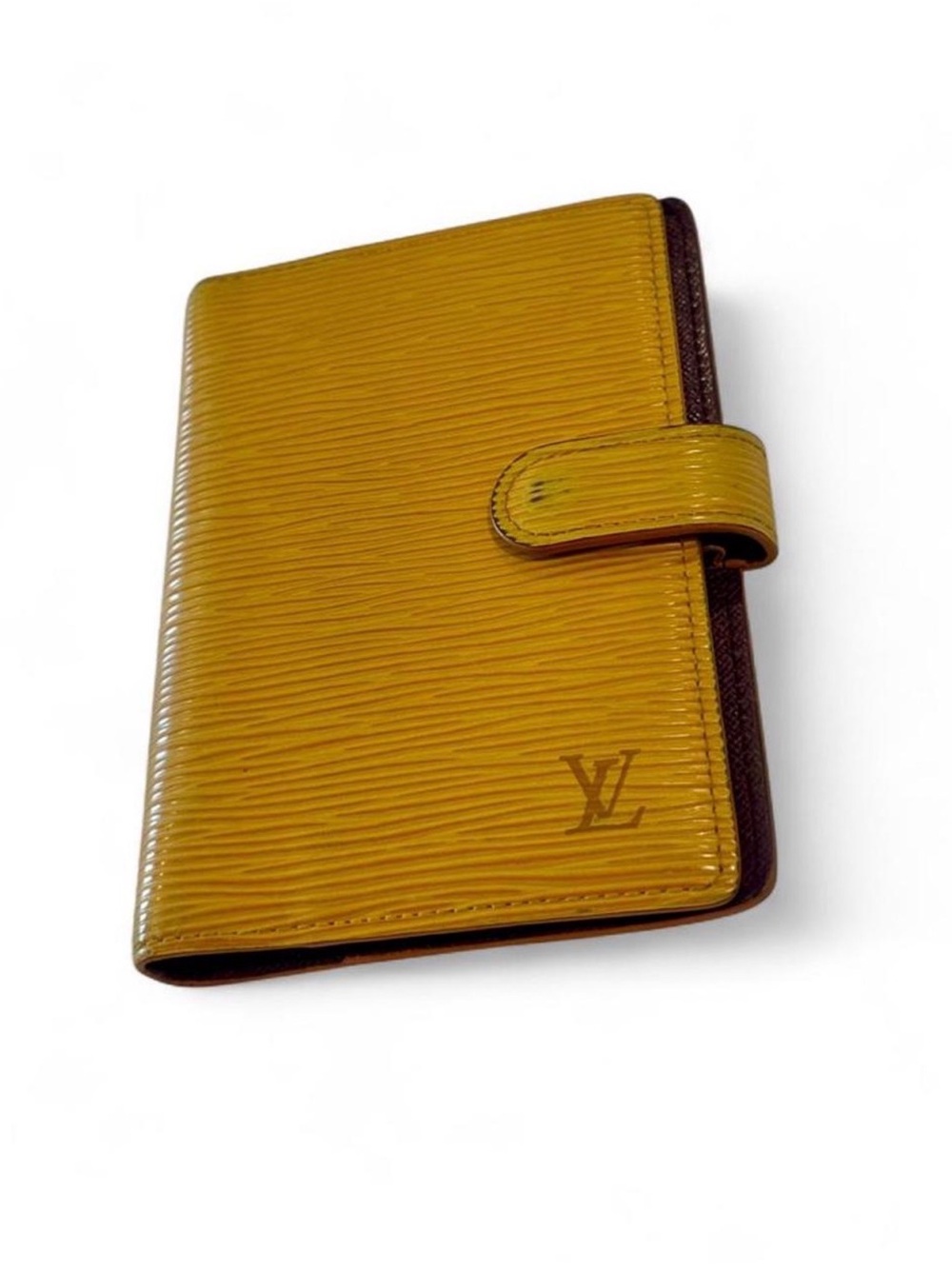 Louis Vuitton Yellow Epi Leather Agenda PM